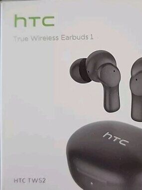 HTC TWS2 with Bluetooth 5.1, USB-C, and 32-hour battery life. Brand NEW